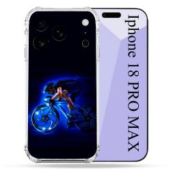 Coque Renforcée Pour Iphone 18 Pro Max Sport Cyclisme Bleu