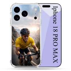 Coque Renforcée Pour Iphone 18 Pro Max Sport Cyclisme Maillot Jaune