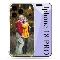 Coque Personnalisée Renforcée Pour Iphone 18 Pro Protection Antichoc avec Photo, Texte, Logo, Design
