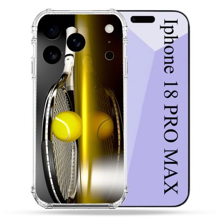Coque Renforcée Pour Iphone 18 Pro Max Sport Tennis Reflet
