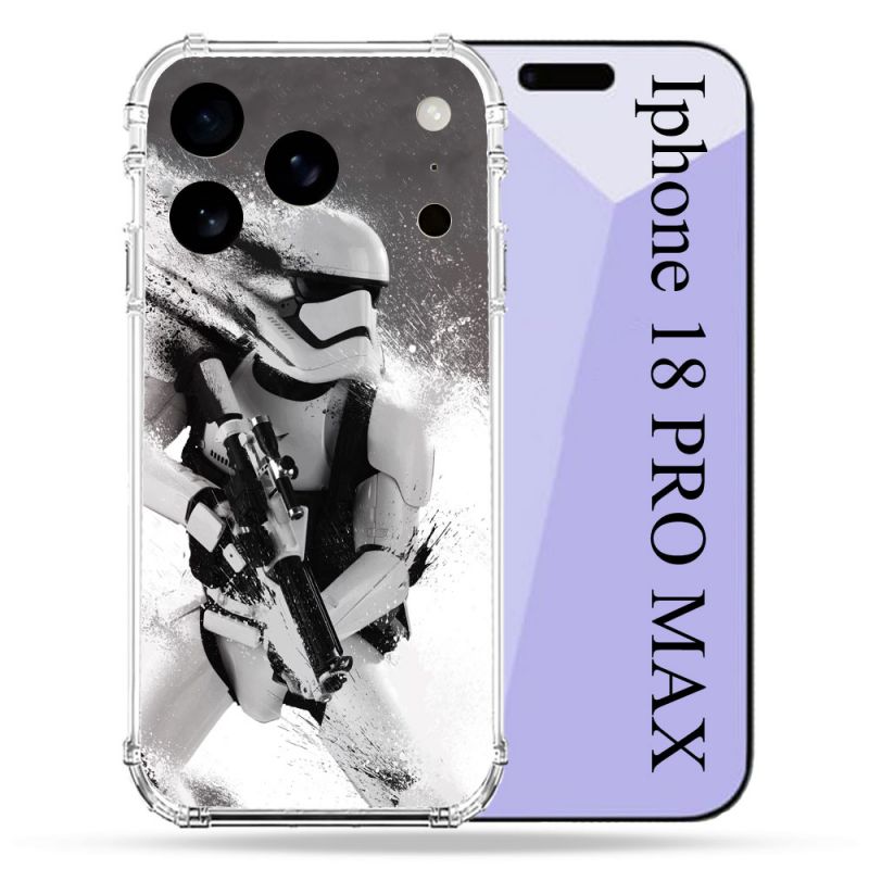 Coque Renforcée Pour Iphone 18 Pro Max Star Wars - Trooper