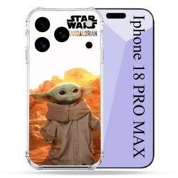 Coque Renforcée Pour Iphone 18 Pro Max Star Wars - Yoda bebe soleil