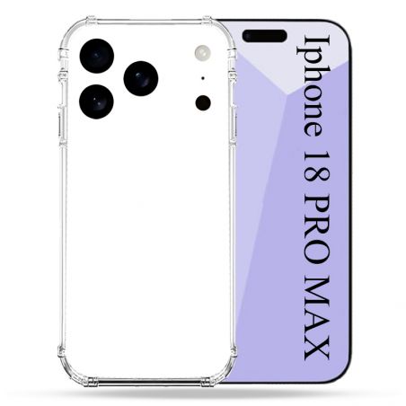 Coque Personnalisée Renforcée Pour Iphone 18 Pro Max Protection Antichoc avec Photo, Texte, Logo, Design