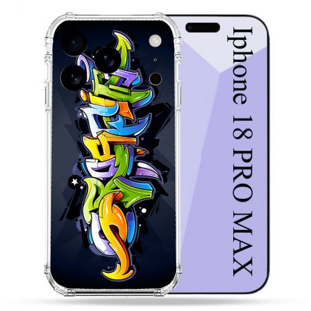 Coque Renforcée Pour Iphone 18 Pro Max Street Art Graffiti