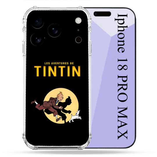 Coque Renforcée Pour Iphone 18 Pro Max Tintin Classique