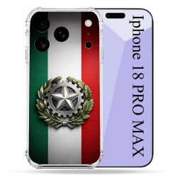 Coque Renforcée Pour Iphone 18 Pro Max Voyage Drapeau Italie