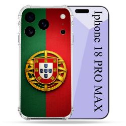 Coque Renforcée Pour Iphone 18 Pro Max Voyage Drapeau Portugal