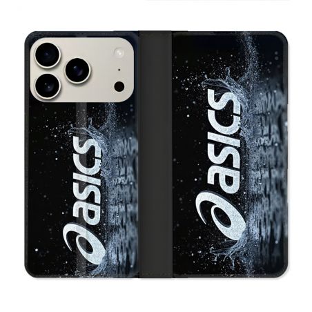Housse cuir portefeuille Pour Iphone 18 Pro Asics