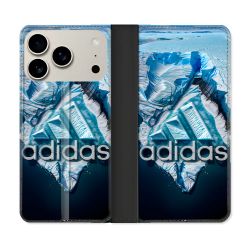Housse cuir portefeuille Pour Iphone 18 Pro Max Adidas Iceberg