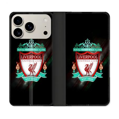 Housse cuir portefeuille Pour Iphone 18 Pro Max Foot Liverpool