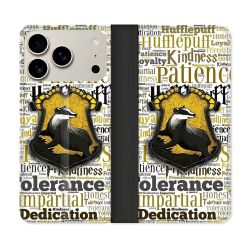 Housse cuir portefeuille Pour Iphone 18 Pro Max Harry Potter Poursouffle