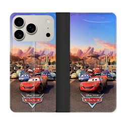 Housse cuir portefeuille Pour Iphone 18 Pro Cars Affiche