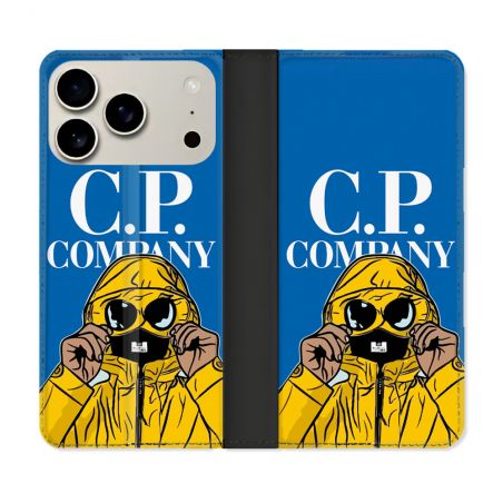 Housse cuir portefeuille Pour Iphone 18 Pro CP Company