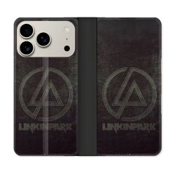 Housse cuir portefeuille Pour Iphone 18 Pro Max Musique Rock Linkin Park