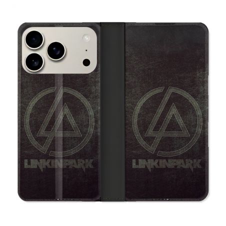 Housse cuir portefeuille Pour Iphone 18 Pro Max Musique Rock Linkin Park