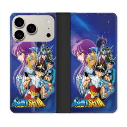 Housse cuir portefeuille Pour Iphone 18 Pro Les Chevaliers Du Zodiaque
