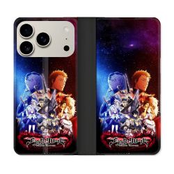 Housse cuir portefeuille Pour Iphone 18 Pro Manga Black Clover Affiche