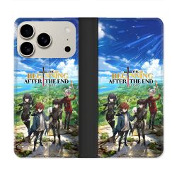 Housse cuir portefeuille Pour Iphone 18 Pro Manga The Beginning After The End Affiche