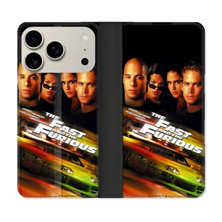 Housse cuir portefeuille Pour Iphone 18 Pro The Fast And Furious