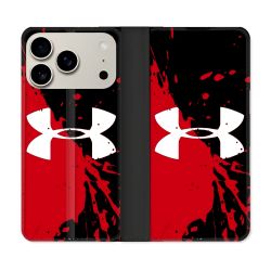 Housse cuir portefeuille Pour Iphone 18 Pro Under Armour