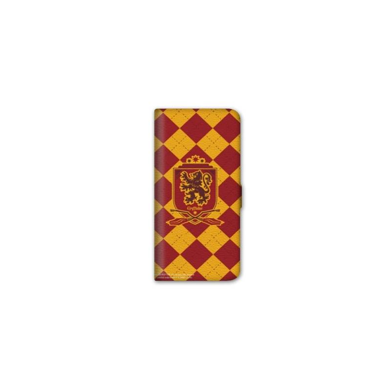 Housse cuir portefeuille Iphone 7 WB License harry potter ecole