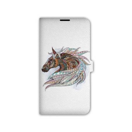 Housse cuir portefeuille iPhone 6 / 6s Animaux Etniques