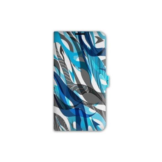 Housse cuir portefeuille Iphone 7 Etnic abstrait