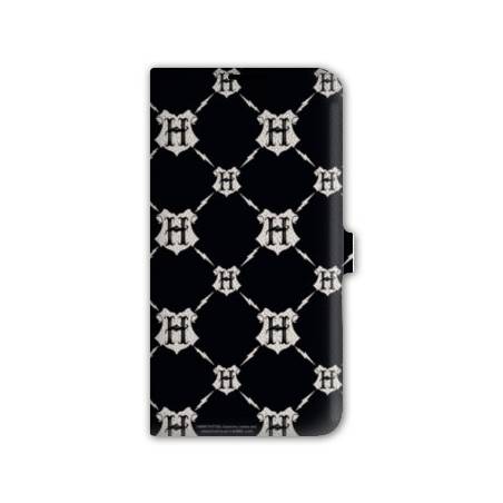 Housse cuir portefeuille Iphone 7 WB License harry potter pattern