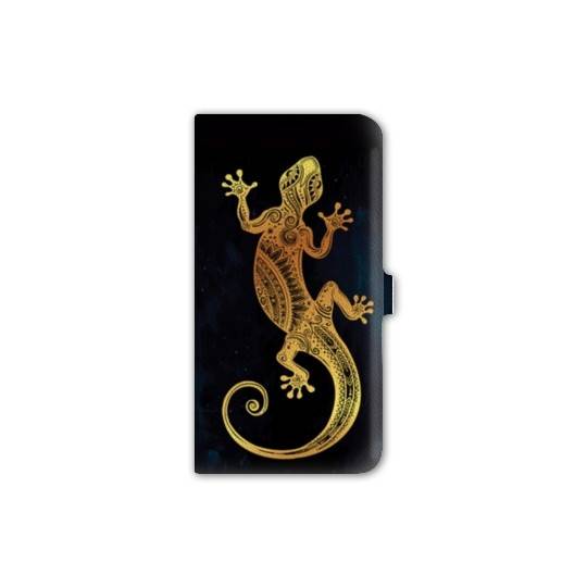 Housse cuir portefeuille Iphone 7 Animaux Maori
