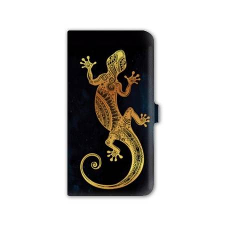 Housse cuir portefeuille iPhone 6 / 6s Animaux Maori