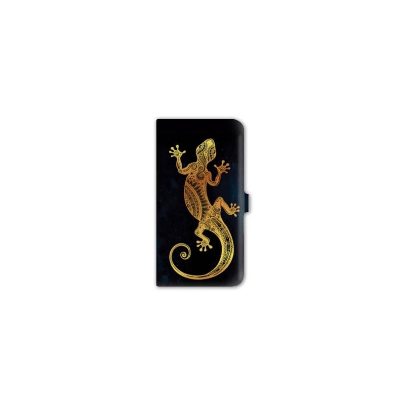 Housse cuir portefeuille iPhone 6 / 6s Animaux Maori