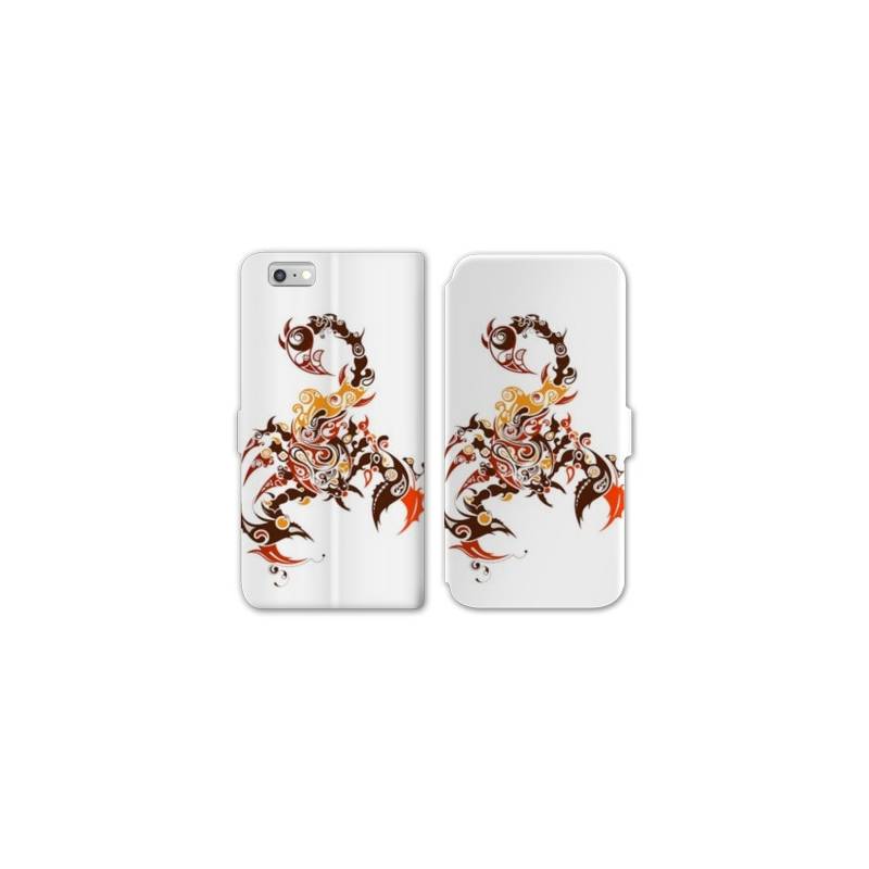 RV Housse cuir portefeuille Iphone 6 / 6s reptiles