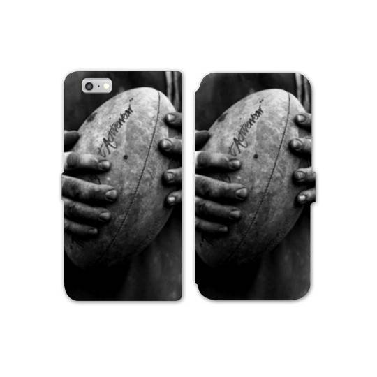 RV Housse cuir portefeuille Iphone 6 / 6s Rugby