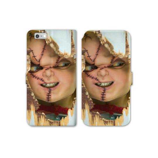 RV Housse cuir portefeuille Iphone 6 / 6s Horreur