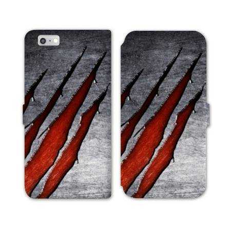 RV Housse cuir portefeuille Iphone 6 / 6s Texture