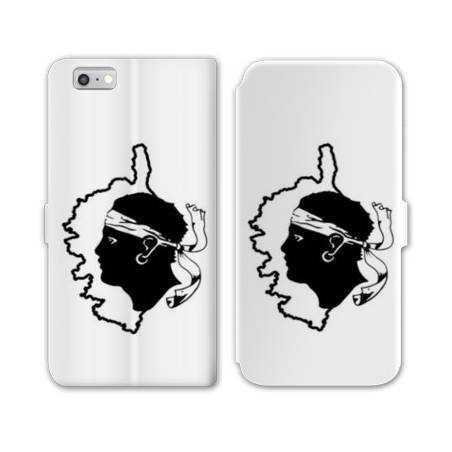 RV Housse cuir portefeuille Iphone 7 Corse