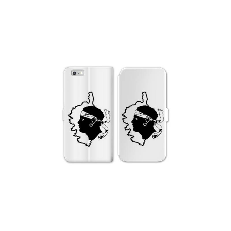 RV Housse cuir portefeuille Iphone 7 Corse