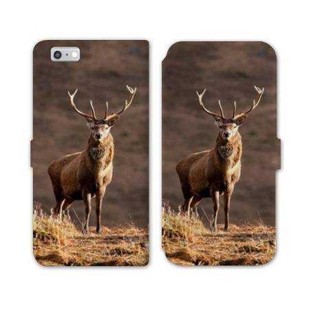 RV Housse cuir portefeuille Iphone 7 chasse peche