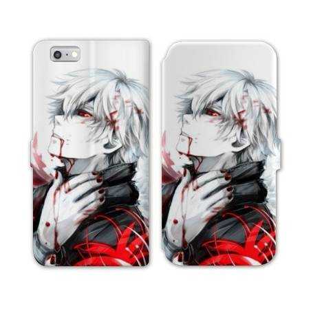 RV Housse cuir portefeuille Iphone 7 Manga - divers