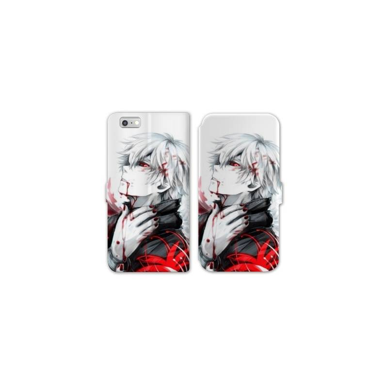 RV Housse cuir portefeuille Iphone 7 Manga - divers