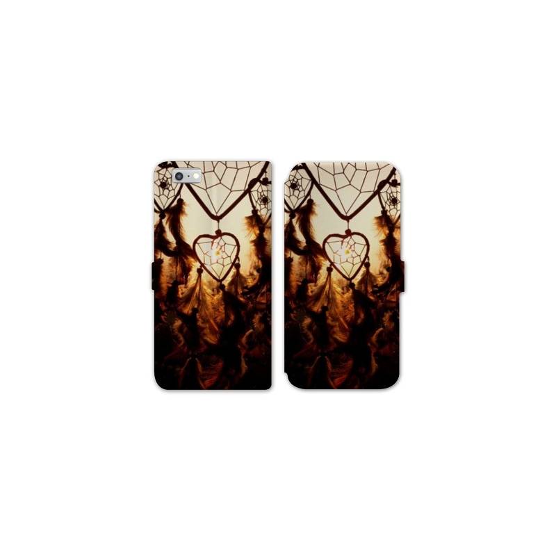 RV Housse cuir portefeuille Iphone 7 Zen