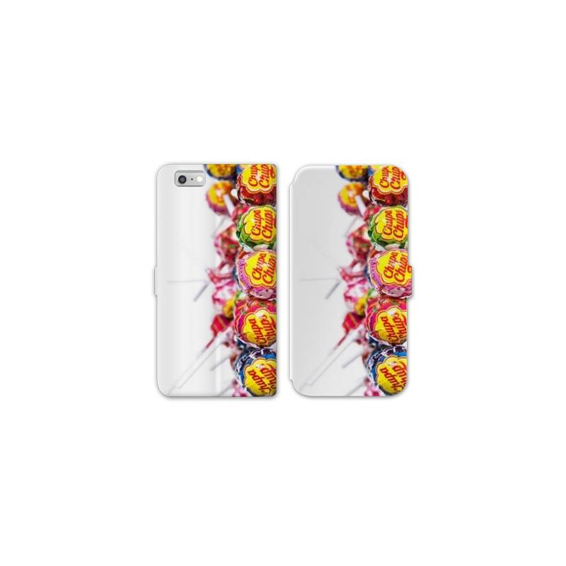 RV Housse cuir portefeuille Iphone 7 Gourmandise