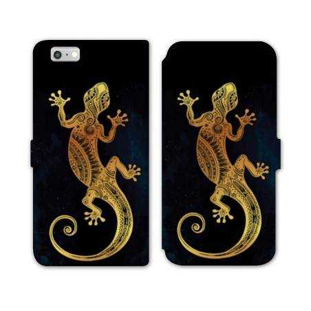 RV Housse cuir portefeuille Iphone 7 Animaux Maori