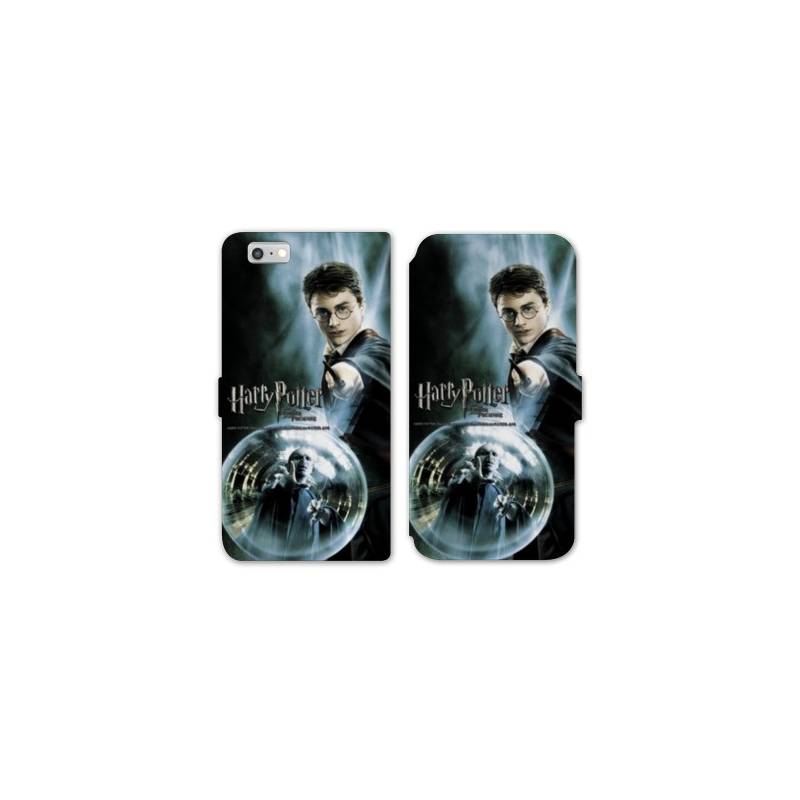 RV Housse cuir portefeuille Iphone 7 WB License harry potter C