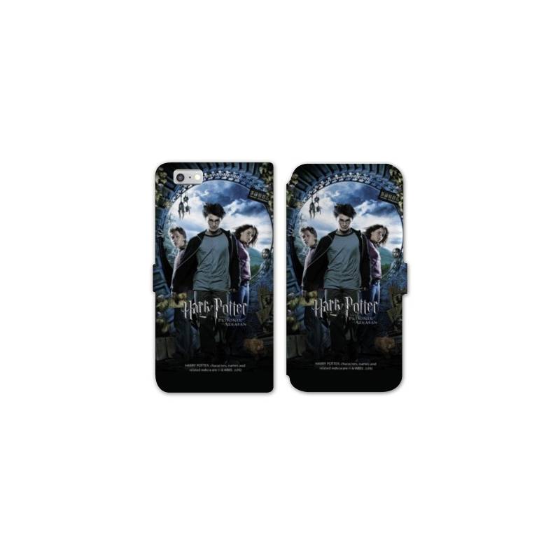 RV Housse cuir portefeuille Iphone 7 WB License harry potter D
