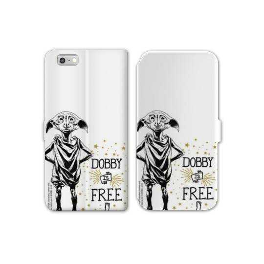 RV Housse cuir portefeuille Iphone 7 WB License harry potter dobby