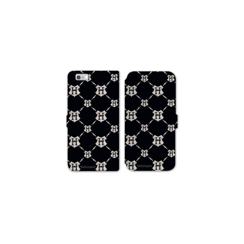 RV Housse cuir portefeuille Iphone 7 WB License harry potter pattern