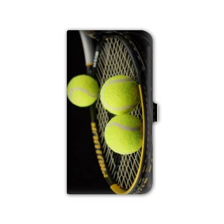 Housse cuir portefeuille Iphone 7 Tennis