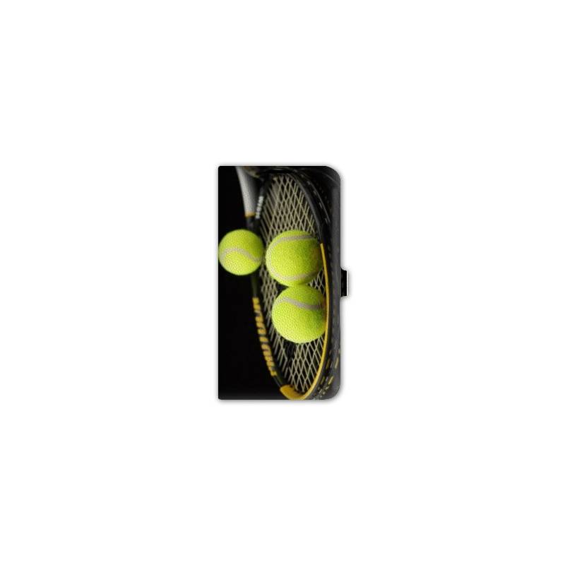 Housse cuir portefeuille Iphone 7 Tennis