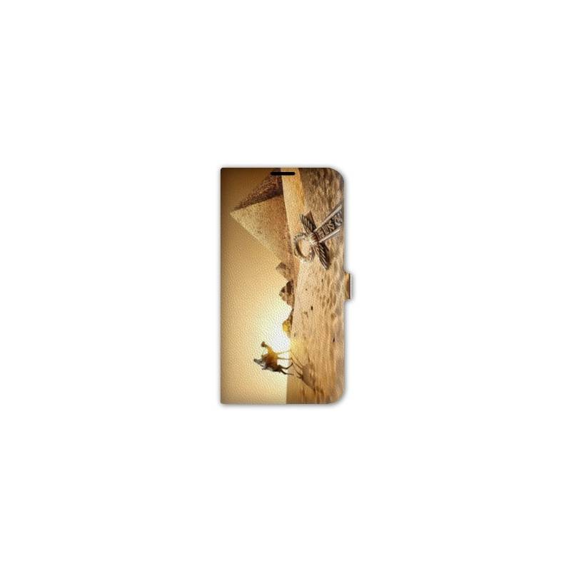 Housse cuir portefeuille Iphone 7 Egypte